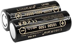  Li-ion 18500 LiitoKala XS Lii 18 3.7V (Li-Ion, 1500   