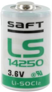 . SAFT LS14250 ( 1/2 AA, 3.6V, 1 Ah ), ,(., .,.) (1) (50)