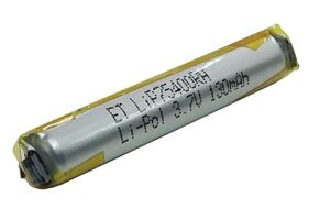  8,2 mm Li 82400R ( Li-POL  8.2*40mm 3.7V 80mAh)