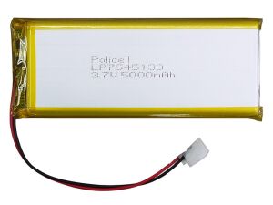  45 mm LP 7545130-PCM (Li-POL 3.7V 5000mAh) Policell
