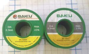  -97 50 (21) .   "  0,3mm BAKU BK-10003 RMA-2.0% " .Sn-97% Ag-0,3% Cu-0,7% 217-225  