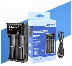   LiitoKala Lii-C2 Li-ion, Ni-Mh 2   USB- Tupe-C .