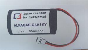   26500 (  C )  Elektromed ALFAGAS G4A1KY 3,6V 8500mAh     (   ) 