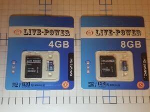   MicroSD Live-Power 4 Gb 10class			