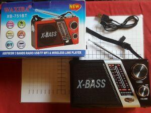 music box boombox " WAXIBA XB-751BT  18650" .