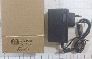  6V 2 ( 5,5mm  )   -  ( + )  ( - ) Live Power LP-168 