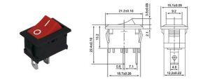 . . 768 21*15mm 19*12 mm 2  250V 3-6 A 2 ( KCD1-116B 2P , 768 ) (     ) 