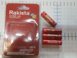  NiMh Rakieta  " AA(R6) " 1,2V 3000 mAh .