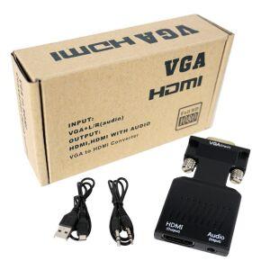  VGA-in - HDMI-out + AUX in  V8 (H01)