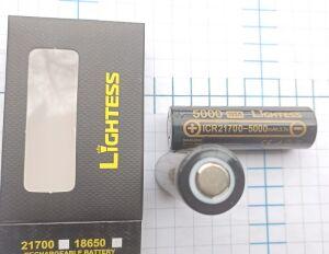  Li-ion 21700 XS " LIGHTESS ISR21700 5000mah - XS " (  4600 mah ,15  3  , 16 om )