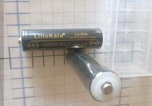  Li-ion 18650 2000mah " XS LiitoKala Lii-20A -   " (  1900 h ) 