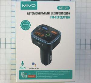 fm modulator MIVO MF-07 Bluetooth ,2 USB 