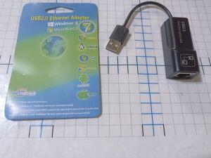  RJ45 LAN - USB 2.0 enternet adaptor  (  32,5 ) .